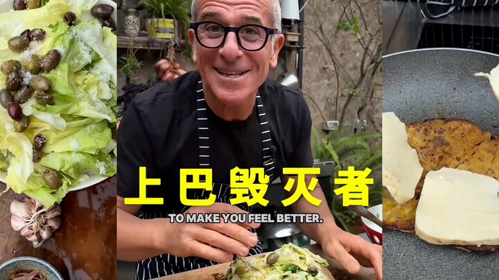 Penghancur Langit-Langit Atas: 🇮🇹 Sandwich Daging Sapi dengan Selada Italia 🥪