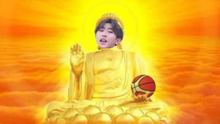 Praying to Buddha, but the “chicken” content is off the charts.