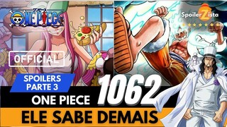 ONE PIECE 1062 SPOILERS OFICIAIS - PARTE 3 - ELE SABE DEMAIS