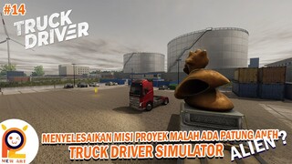 #14 Misi Terakhir Proyek Ibu Kota Malah Ngangkut Patung Aneh Alien ? - Truck Simulator Indonesia