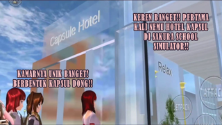 KEREN BANGET!! PERTAMA KALINYA NEMU HOTEL KAPSUL DI SAKURA SCHOOL SIMYLATOR!! UNIK BANGET!!