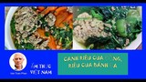 Ẩm thực Việt Nam - Canh riêu Cua đồng, Riêu Cua bánh đa