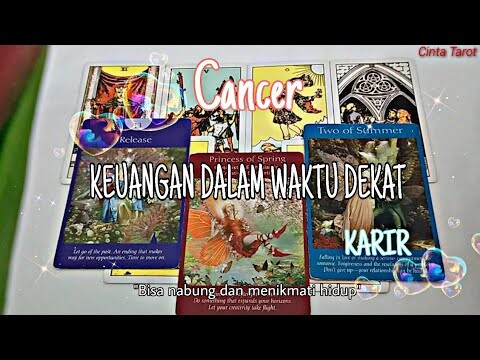 Cancer✨ Keuangan Dalam Waktu Dekat 💵💰 (Karir)."Bisa nabung dan menikmati hidup".