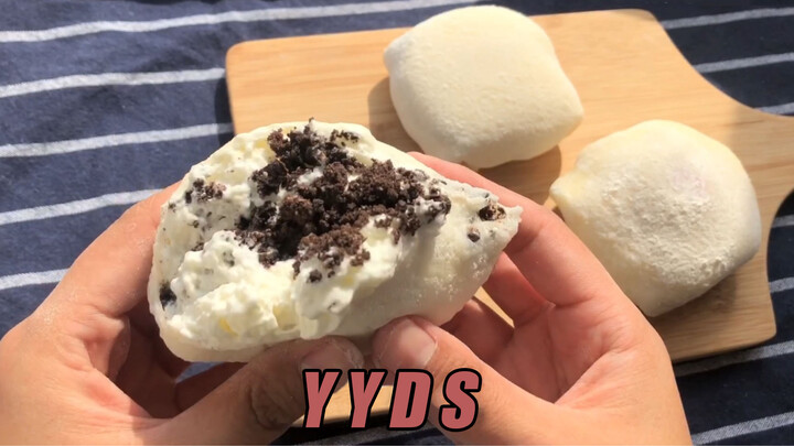 Food making- Snow-White Glutinous Rice Balls (Easy version)