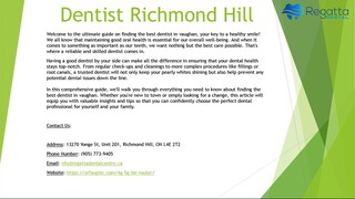 Dentist Richmond Hill