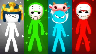 Stickman Funny Minigames - Stickman Party 1 2 3 4 Player 2022 Gameplay Walkthrough Android iOS