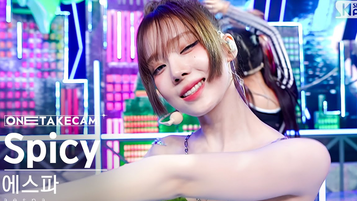 【aespa】Spicy เวที SBS แบบเทคเดียวความละเอียด 4K 230518
