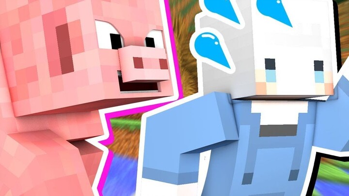 Minecraft pemula menjelaskan Dragon Vampire 01: Ingin mencari rumah yang tenang, bahkan babi pun men