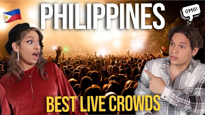Latinos react to Philippines' MIND BLOWING LIVE MUSIC CROWDS! | Vol 5