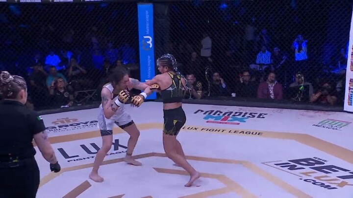 woman boxing wrestling
