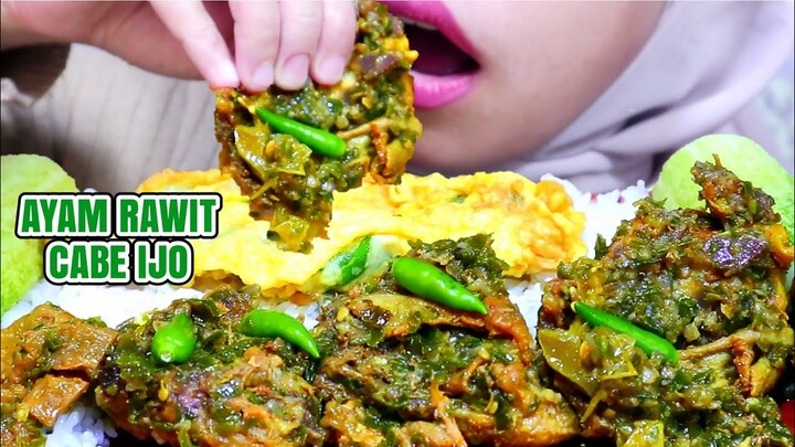 LAGI BOSAN CABE MERAH‼️ASMR AYAM RAWIT CABE IJO PEDAS | ASMR INDONESIA