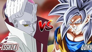 ISSHIKI VS GOKU ALL FORMS (Anime War) FULL FIGHT HD