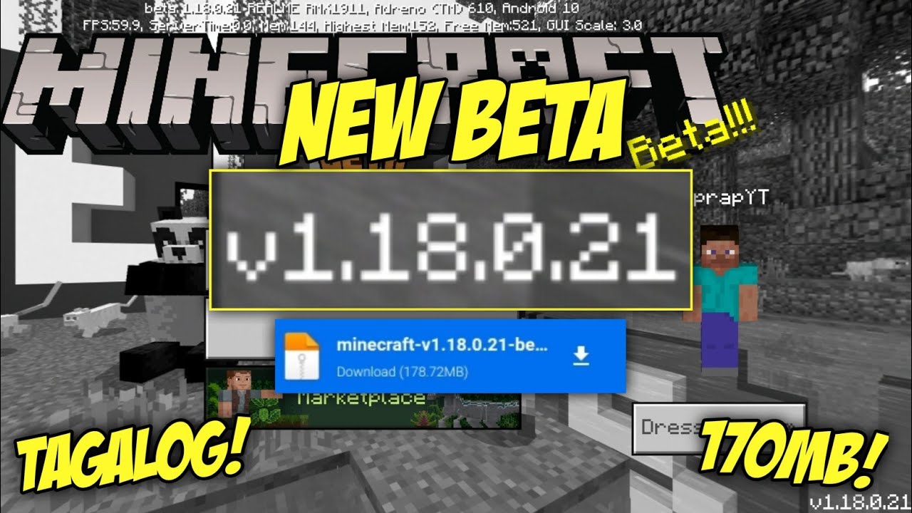 How To Download Minecraft Pe 1 18 21 New Beta On Mobile alogtutorial Bilibili