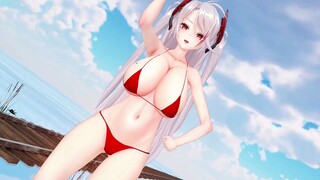 [MMD⧸ Azur Lane] Prince Eugen - Tricolor Flag