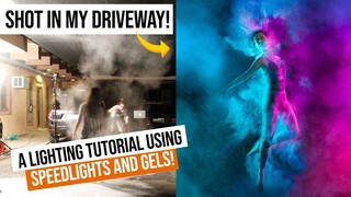 A Photography and Lighting (Flash) Tutorial using SPEEDLIGHT'S, GELS & Baby Powder!