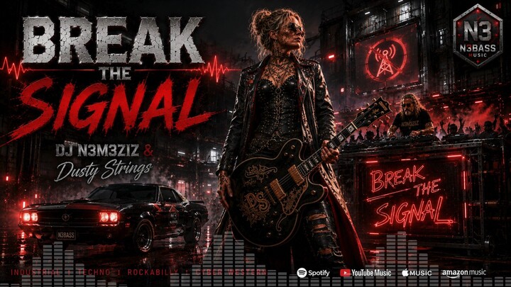 Break The Signal — DJ N3M3ZIZ & Dusty Strings | Dark Industrial Techno x Cyberpunk Music