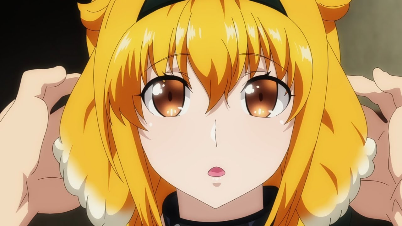 Michio Touches Roxannes Ears - Isekai Meikyuu de Harem wo Episode 4 -  BiliBili