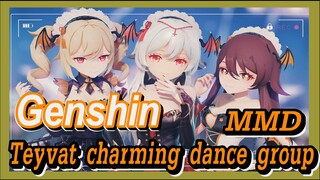 [Genshin  MMD]  Teyvat charming dance group