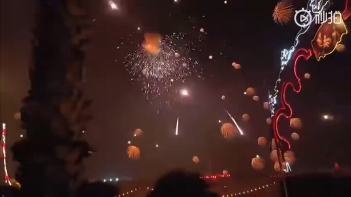 Ye County, Pingdingshan City, Henan Province has applied to set off fireworks this year to drive awa