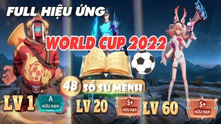 Full Hiệu Ứng Sổ Sứ Mệnh Mùa 48 - World Cup 2022 cực đẹp Aya, Quillen, Grakk