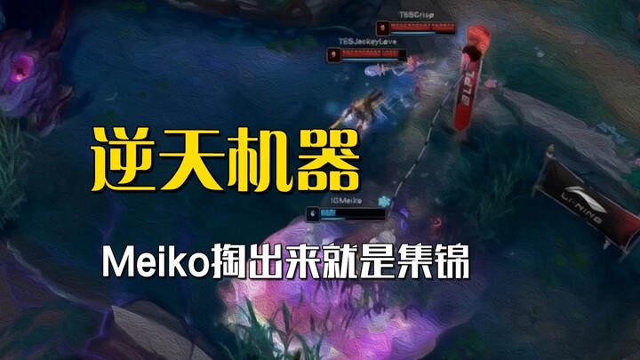 Meiko has been playing professionally for ten years and has only played four robot games, yet one of