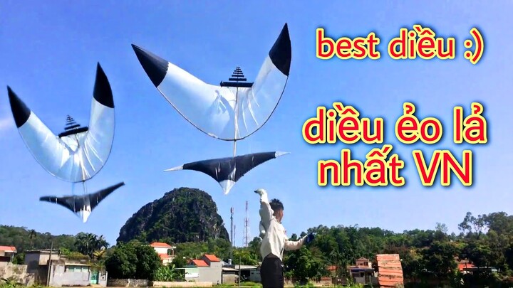 Thả Diều Sáo Ẻo Lả Nhất Việt Nam | Xem cười vỡ mồm | giant kite
