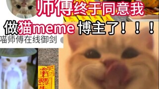 0帧起手|老师傅终于同意我做猫meme博主了!