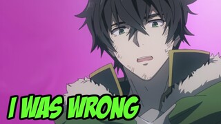 I was Wrong About Shield Hero Season 2