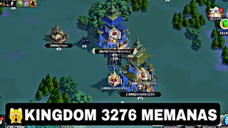 KINGDOM 3276 MEMANAS!! POWER BESAR BELUM TENTU MENANG!! RISE OF KINGDOM INDONESIA