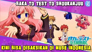 ANIME BAKA TO TEST KINI BISA DISAKSIKAN DI MUSE INDONESIA