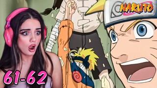 Naruto vs. Neji🔥 THIS BATTLE IS WILD | Episodes 61 & 62 | NARUTO REACTION + REVIEW