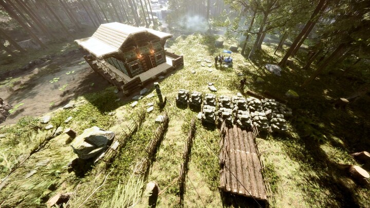 Three People’s Home in the Virtual World