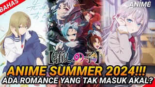 SEMUA ANIME SUMMER 2024!!!! ADA ROMANCE STEP SISTER DAN ROBOT☠️