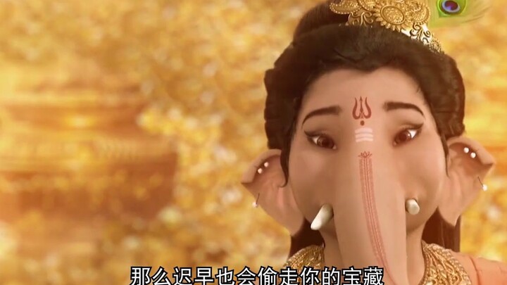 Thần Tài tham lam sinh ma, trộm cắp bảo vật thiên giới, Tiểu Tượng bày mưu bắt giữ