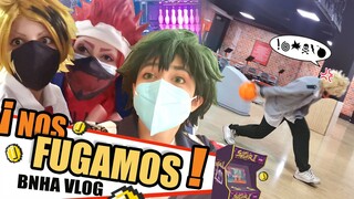 NOS FUGAMOS DE CLASES para ir a JUGAR! - 【BNHA Cosplay Vlog】