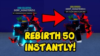 I WENT FROM REBIRTH 40 - 50 INSTANTLY! (INSANE BOOST) | A Hero's Destiny