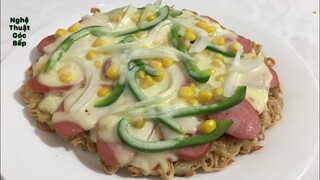 PIZZA MỲ TÔM NGON KHÓ CƯỠNG- NGHỆ THUẬT GÓC BẾP