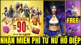 Free Fire - Cách Nhận Skin Moto Có Chỉ Số Và Gói Tử Nữ Hồ Điệp FREE, Shop Huyền Bí Mới Trong Tháng 2