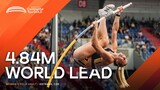 Molly Caudery clears world-leading 4.84m in Ostrava | Continental Tour Gold 2024