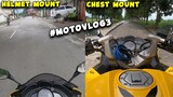 Helmet Mount or Chest Mount? | MOTOVLOG3