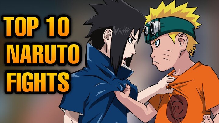 Top 10 Naruto Fights 🔥