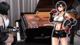 🤍Short hair Tifa Zhenxiang ❤️ Final Fantasy VII "Tifa Theme Song / Nobuo Uematsu" piano playing Ru's