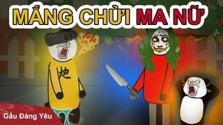 Gấu Đáng Yêu: MẮNG CHỬI MA NỮ | Phim gấu hài hước kinh dị