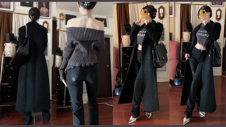 Who hasn’t worn a black coat yet!!