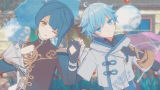 [Genshin Impact MMD]No Title Chongyun & Xingqiu