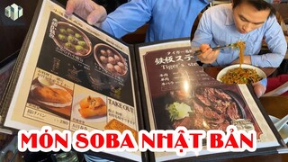 ẨM THỰC NHẬT BẢN MÓN MỲ SOBA RẤT NGON TẠI TOKYO NHẬT