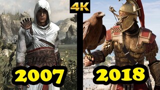 Evolution of Assassin's Creed on PC (2007-2018)