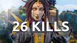 26 KILL RANKED WORLD RECORD SEASON 13 SOLO QUEUING IN RANKED!! || Apex Legends