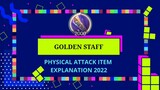 GOLDEN STAFF BASIC ATTACK GUIDE 2022 | NEW UPDATE #WeBetterThanMe