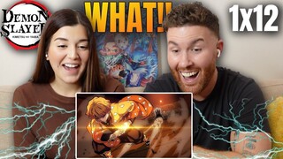 "I AM SHOOK!!!"😱 Demon Slayer 1x12 REACTION! | Zenitsu Sleeps